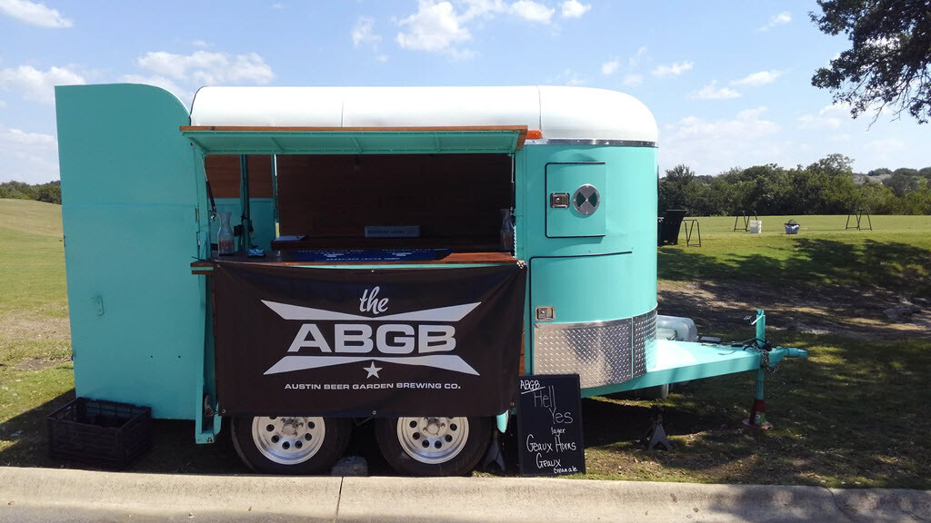 horse trailer bar rental - party pony trailers of austin